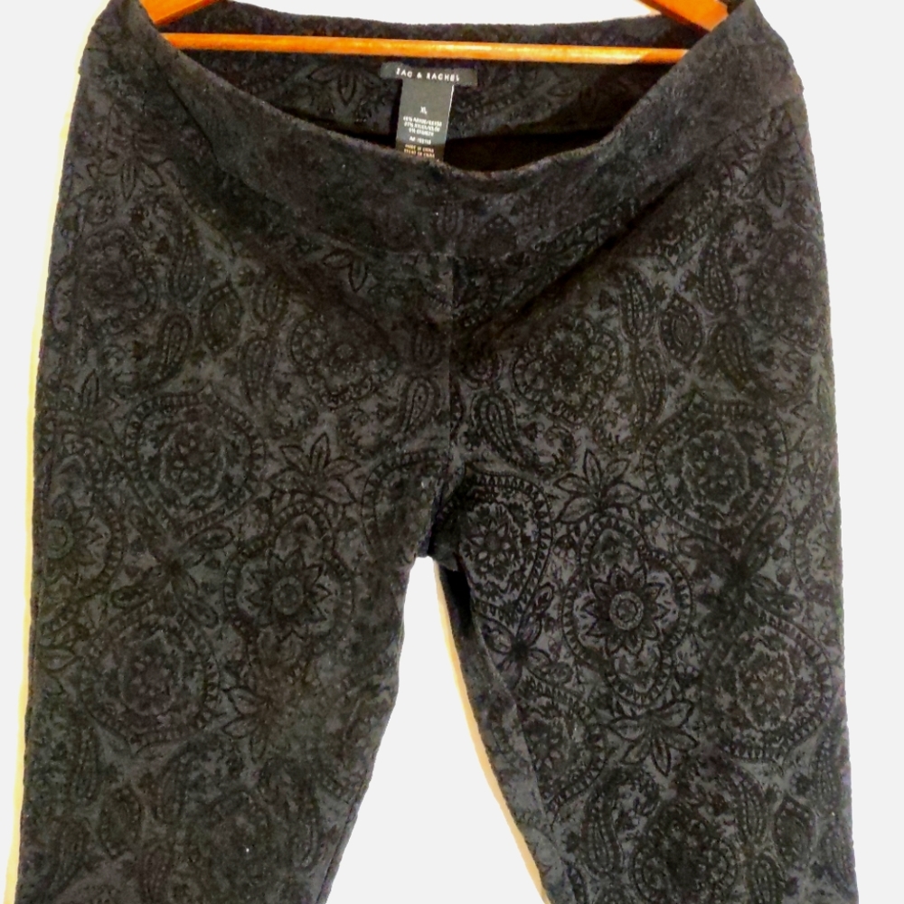 Zac and Rachel extra large velvet tights